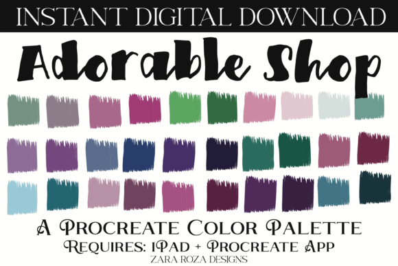 Adorable Shop Procreate Color Palette: A Comprehensive Review for Digital Artists