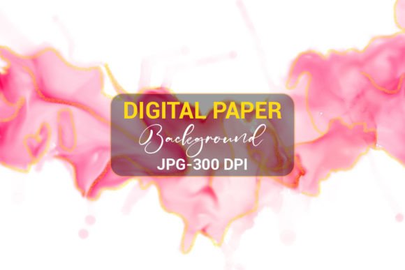 Elegant Agate Wave Digital Paper Graphic