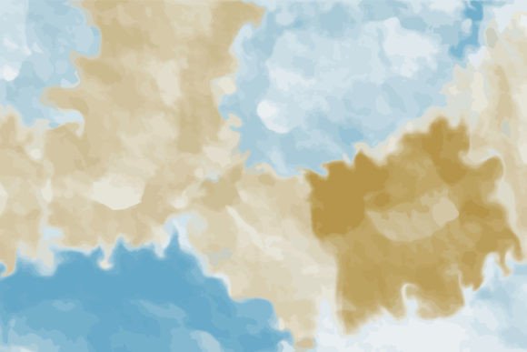 Elevating Digital Design with Blue Gold Watercolor Textured Wallpaper