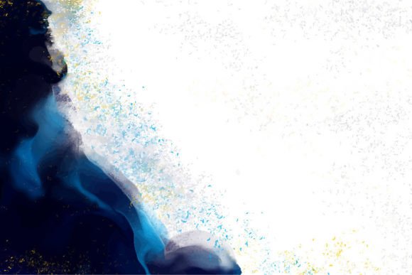 Elevating Digital Design with the Modern Navy Blue Alcohol Foil Background