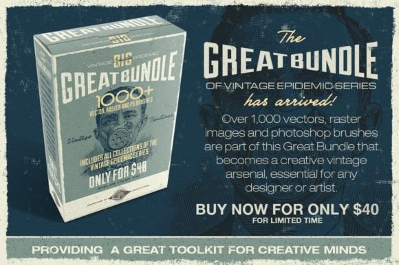 Great Bundle 1000 Vintage Textures