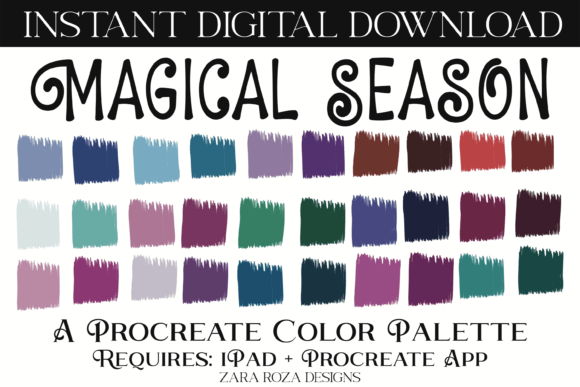Magical Season Procreate Color Palette