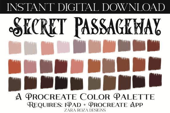 Secret Passageway Procreate Palette